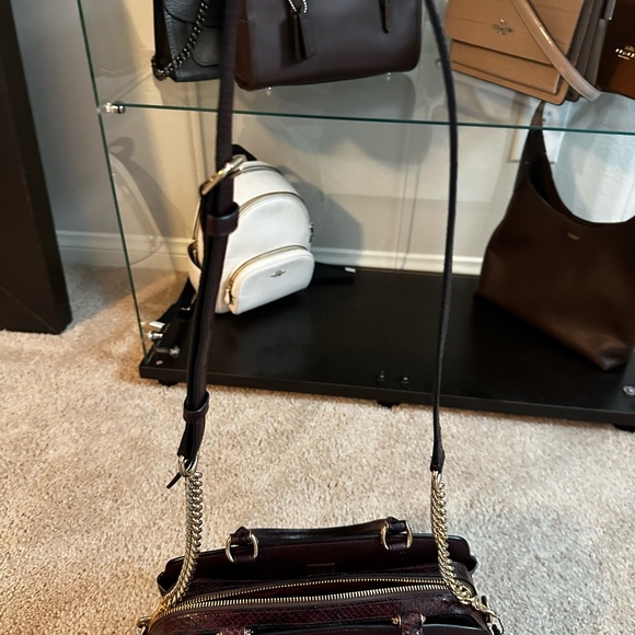 Coach burgundy purse and wallet - Picture 8 of 9